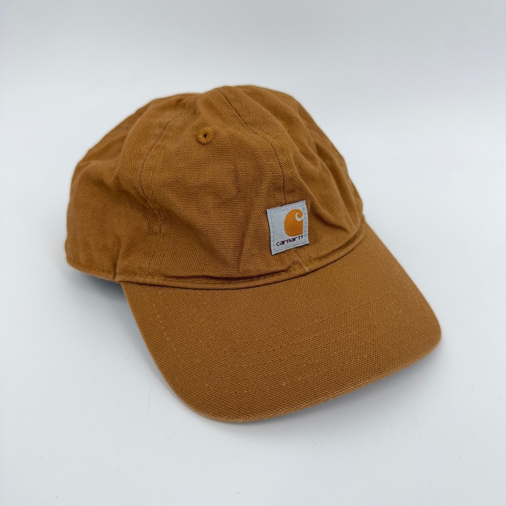 Carhartt Infant Brown Signature Canvas Cap 100% Cotton